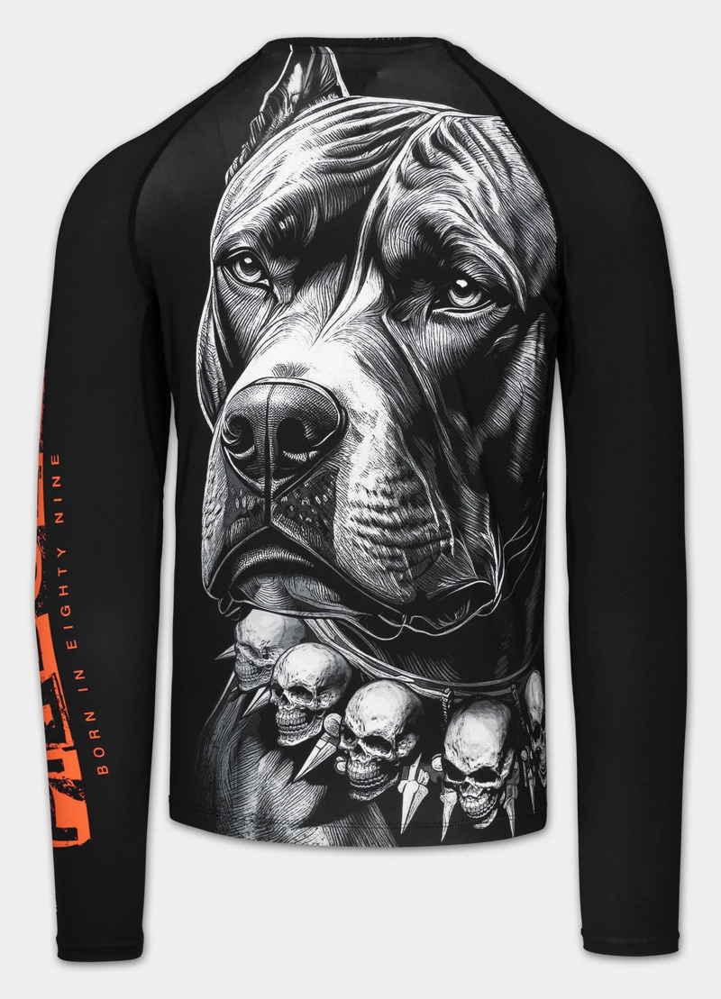 Pitbull sports Blacky Longsleeve Rashguard